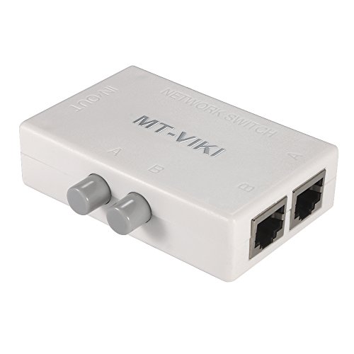 Product Cover MT-VIKI 2 Ports Network Switch Splitter Selector Hub 2-in 1-Out or 1-in 2-Out 100M MT-RJ45-2M