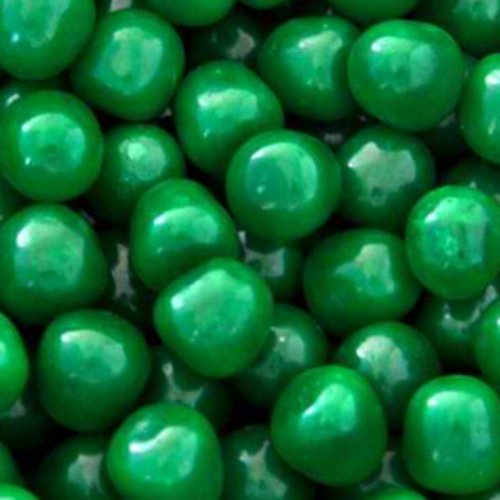Product Cover Green Apple Fruit Sours Chewy Candy Balls 1lb Bag
