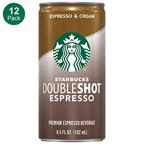 Product Cover Starbucks Doubleshot, Espresso + Cream, 6.5 Fluid Ounce, Pack of 12