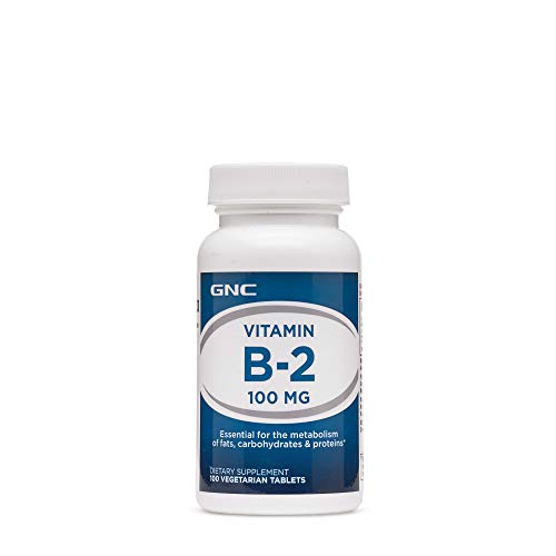 Product Cover GNC Vitamin B-2 100mg, 100 Tablets