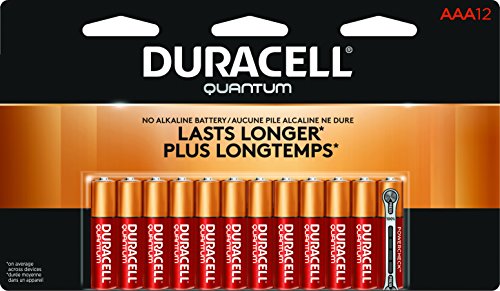 Product Cover Duracell QU2400B12Z Quantum Alkaline Batteries with Duralock Power Preserve Technology, AAA Size, 1.5V (Pack of 12)