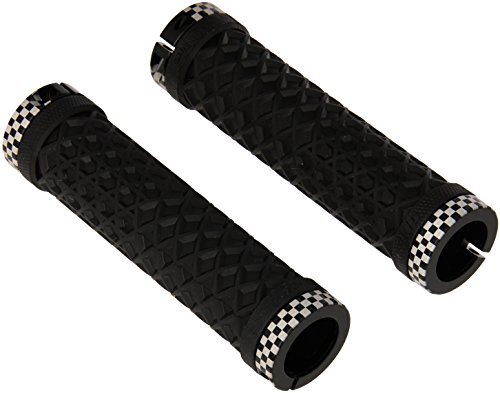 Product Cover Odi Lock-On Bonus MTN Vans Clamp Grip, Black/Checker, 130mm