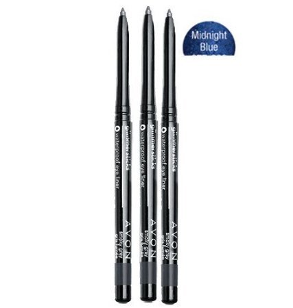 Product Cover Lot of 3 - Avon Glimmersticks Waterproof Eye Liner - Midnight Blue