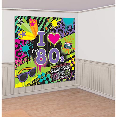 Product Cover 80's Party Scene Setters Wall Decorating Kit