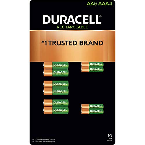 Product Cover Duracell - Ion Speed 4000 Battery Charger with 2 AA and 2 AAA Batteries - charger for Double A and Triple A batteries