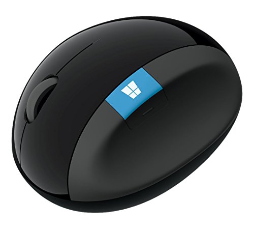 Product Cover Microsoft Sculpt Ergonomic Mouse, Black (L6V-00002)