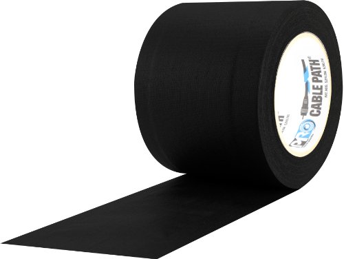 Product Cover ProTapes Cable Path Cured Rubber Resin Zone Coated Gaffers Tape, 12.5 mil Thick, 30 yds Length, 4