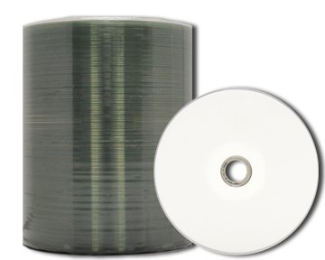 Product Cover MediaPro Blank CD - Professional Grade White Inkjet Hub Printable CD-R - 100 Pack