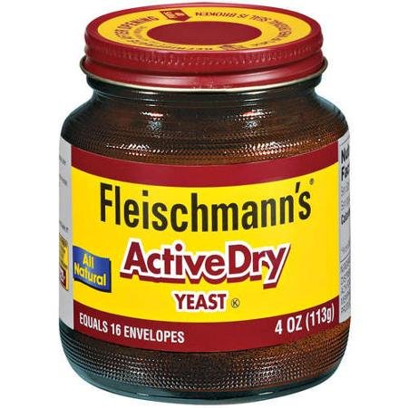 Product Cover Fleischmann's Active Dry Yeast, The original active dry yeast, Equals 16 Envelopes, 4 oz Jar (Pack of 2)