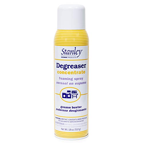 Product Cover Stanley Home Products Degreaser Concentrate Foaming Spray - All Purpose Commercial & Industrial Grease Remover & Grime Cleaner For Kitchen, Bike, Car & Boat