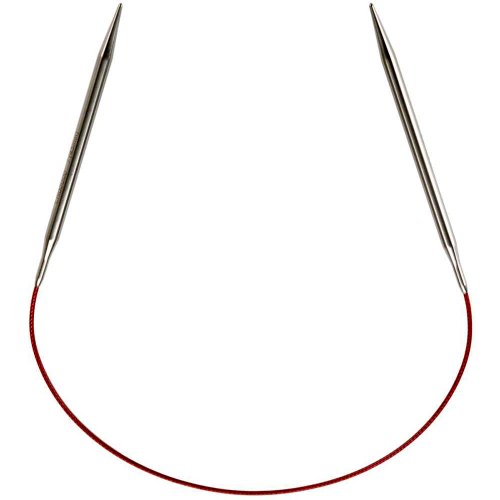 Product Cover ChiaoGoo Red Lace Circular 16 inch (41cm) Stainless Steel Knitting Needle Size US 10.5 (6.5mm) 7016-10.5