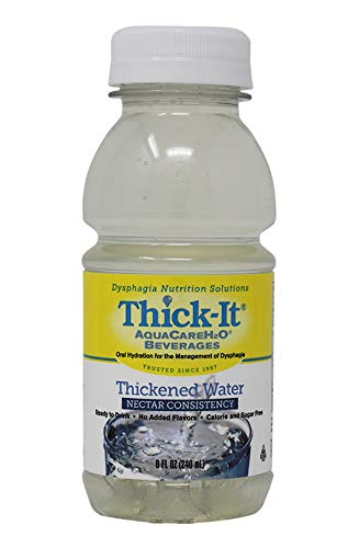 Product Cover Thick-It Aquacare H2O Nectar Consistency Thickened Water Beverage, 8 Ounce (Pack of 24)