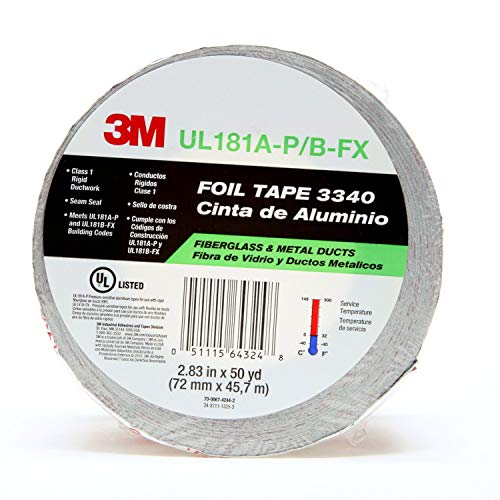 Product Cover 3M Aluminum Foil Tape 3340, 2.5