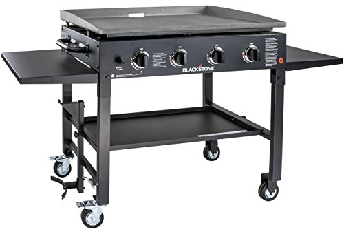 Product Cover Blackstone 36 inch Outdoor Flat Top Gas Grill Griddle Station - 4-Burner - Propane Fueled - Restaurant Grade - Professional Quality