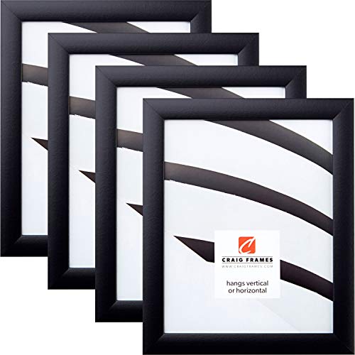 Product Cover Craig Frames 1WB3BK 8 x 12 Inch Picture Frame, Black, Set of 4