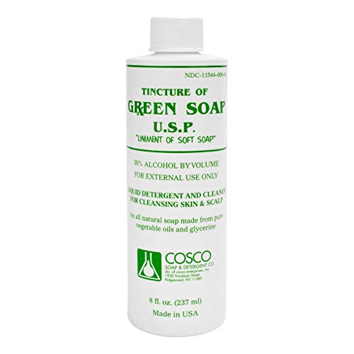 Product Cover Cosco Pure Liquid Green Soap Stencil Tattoo Transfer Medical Prep Wash, 8 Fluid Ounce
