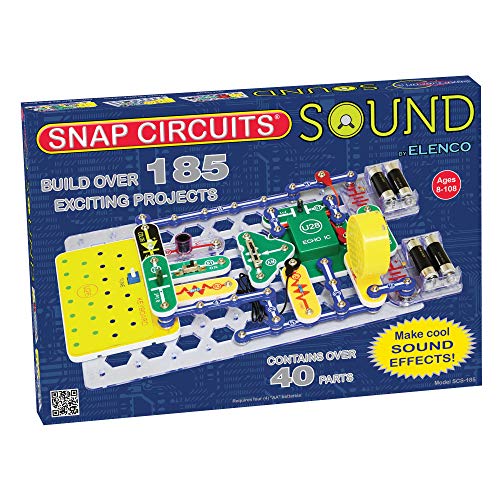 Product Cover Snap Circuits Sound Electronics Exploration Kit | 185 Fun STEM Projects | 4-Color Project Manual | 40+  Snap Modules | Unlimited Fun