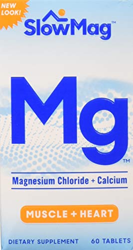 Product Cover Slow-Mag Slow-Mag Magnesium Chloride With Calcium, 60 tabs (Pack of 3) Packaging may vary