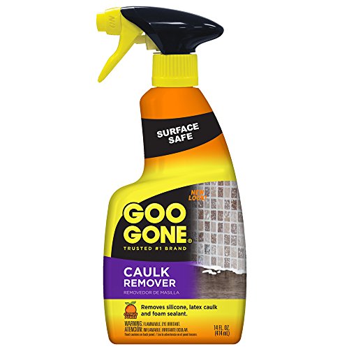 Product Cover Goo Gone Caulk Remover - 14 Ounce - Use On Silicone Caulk, Acrylic Caulk, Expansion Joint Sealants, Polyurethane Glues or Construction Adhesive