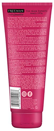Product Cover Freeman Feeling Beautiful Facial Revealing Peel-off Mask, Pomegranate, 6 Fl Oz (Pack of 1)