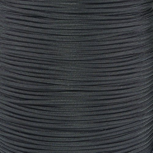 Product Cover PARACORD PLANET 10 20 25 50 100 Foot Hanks and 250 1000 Foot Spools of Parachute 550 Cord Type III 7 Strand Paracord (Black 100 Feet)