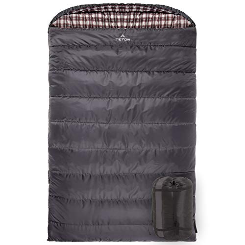 Product Cover TETON Sports Fahrenheit Mammoth 0F Queen Size Sleeping Bag, Grey