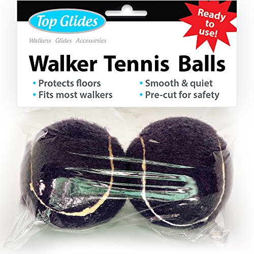 Product Cover Top Glides Precut Walker Tennis Ball Glides (Black)