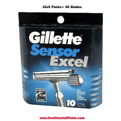 Product Cover Gillette Sensor Excel-50 Count (5 x 10)