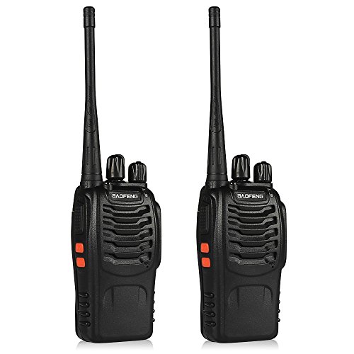 Product Cover BaoFeng BF-888S Walkie Talkie 2pcs in One Box with Rechargeable Battery Headphone Wall Charger Long Range 16 Channels Two Way Radio (2pcs radios)