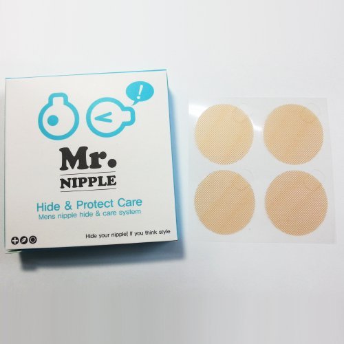 Product Cover Mr. Nipple Hide & Protect Care (Mens' Nipple Hide & Care System) / 50 pair (100 pieces) nipple cover for men
