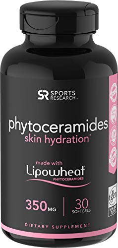 Product Cover Phytoceramides 350mg Made with Clinically Proven Lipowheat® | Plant Derived and GMO Free with No Fillers or Synthetic Vitamins - 30 Liquid softgels