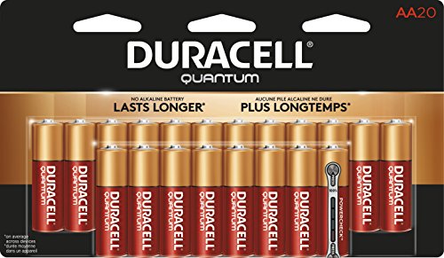 Product Cover Duracell - Quantum AA Alkaline Batteries - Long Lasting, All-Purpose Double A Battery for Household and Business - 20 Count