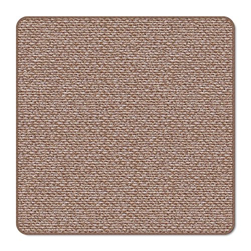 Product Cover House, Home and More Skid-Resistant Carpet Indoor Area Rug Floor Mat - Praline Brown - 3 Feet X 3 Feet