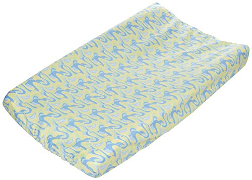 Product Cover Trend Lab Dr. Seuss Changing Pad Cover, Blue Oh, The Places You'll Go!