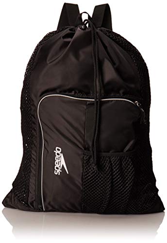 Product Cover Speedo Deluxe Ventilator Mesh Equipment Bag, Black, 1SZ