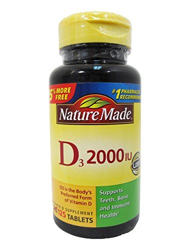 Product Cover Nature Made Vitamin D3 2000 IU, 125 Tablets