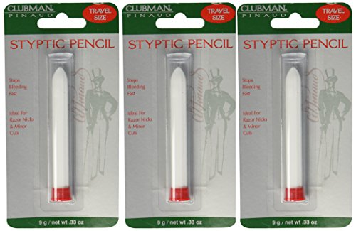 Product Cover Clubman Pinaud Styptic Pencil Travel Size .33 oz (Pack of 3)