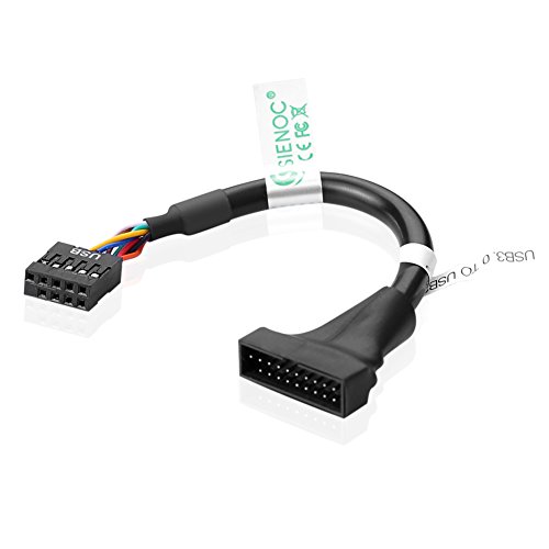 Product Cover SIENOC USB 3.0 20 Pin Male to Female USB 2.0 9 Pin Motherboard Male/Female Housing Adapter Cable