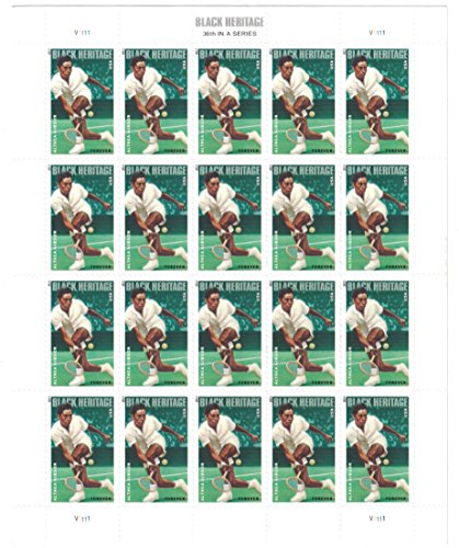 Product Cover Althea Gibson Black Heritage Series Sheet of 20 Forever Postage Stamps Scott 4803 By USPS