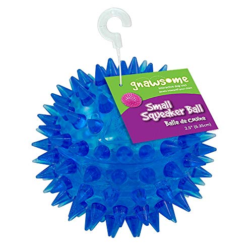 Product Cover Gnawsome Small Squeaker Ball Dog Toy, Small 2.5