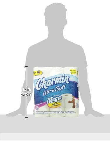 Product Cover Charmin Ultra Soft Toilet Paper 12 Mega Rolls = 48 Regular Rolls