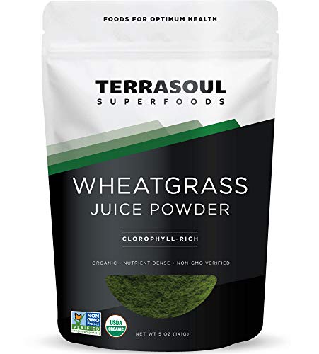 Product Cover Terrasoul Superfoods Wheat Grass Juice Powder (Organic), 5 Ounce