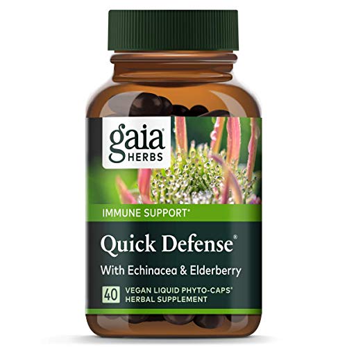 Product Cover Gaia Herbs Quick Defense Liquid Phyto-Capsules, 40 Count
