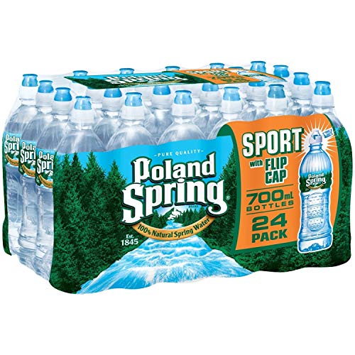 Product Cover Poland Spring Water ,Sport with Flip Cap 23.7 Oz ( Pack of 24 )