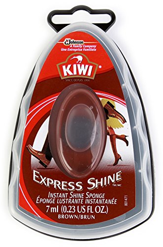 Product Cover Kiwi Express Shoe Shine Sponge, 0.2 fl oz, Brown, 3-Pack