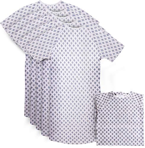 Product Cover Utopia Care 6 Pack Cotton Blend Hospital Gown, Back Tie, 45