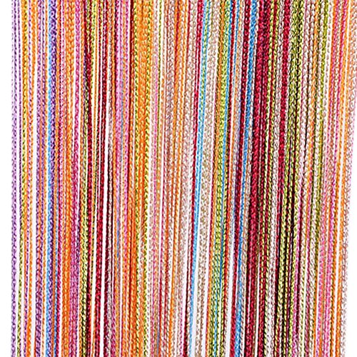 Product Cover Tangpan 7 Color Colorful Door String Thread Fringe Window Panel Room Divider String Curtain Cute Strip Tassel in Party Events