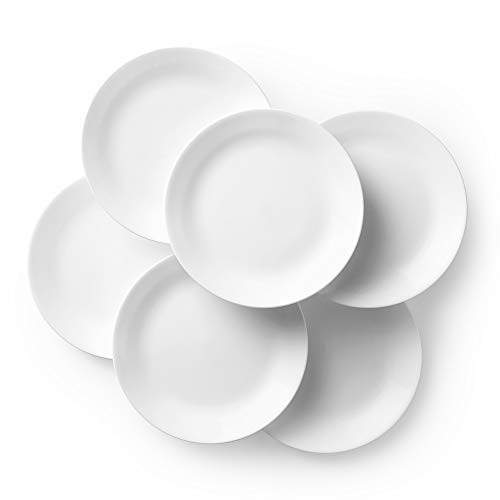 Product Cover Corelle Winter Frost White Dinner Plates Set (10-1/4-Inch, 6-Piece )