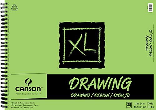 Product Cover CANSON 70 lb/114g XL Drawing Pad, 18 x 24, 30 Sheets