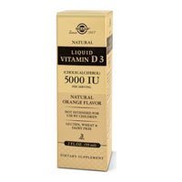 Product Cover Solgar - Liquid Vitamin D3 (Cholecalciferol) 5000 IU - Natural Orange Flavor (2 Pack)